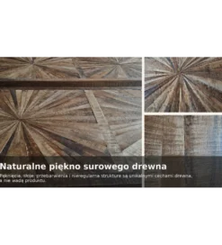 Stolik kawowy SCALO 105 cm drewno mango