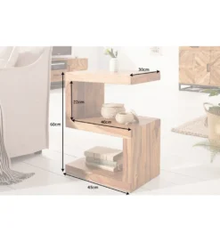 Stolik kawowy S 60 cm Sheesham