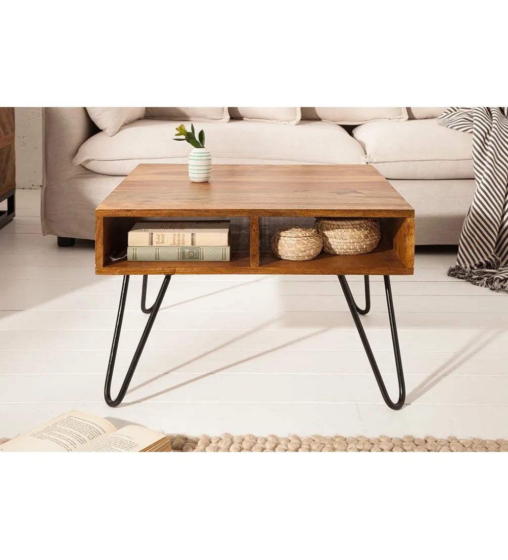 Stolik kawowy Scorpion 60 cm drewno Sheesham