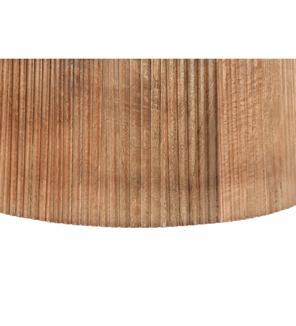 Stolik kawowy SELVETOR 80 cm drewno mango