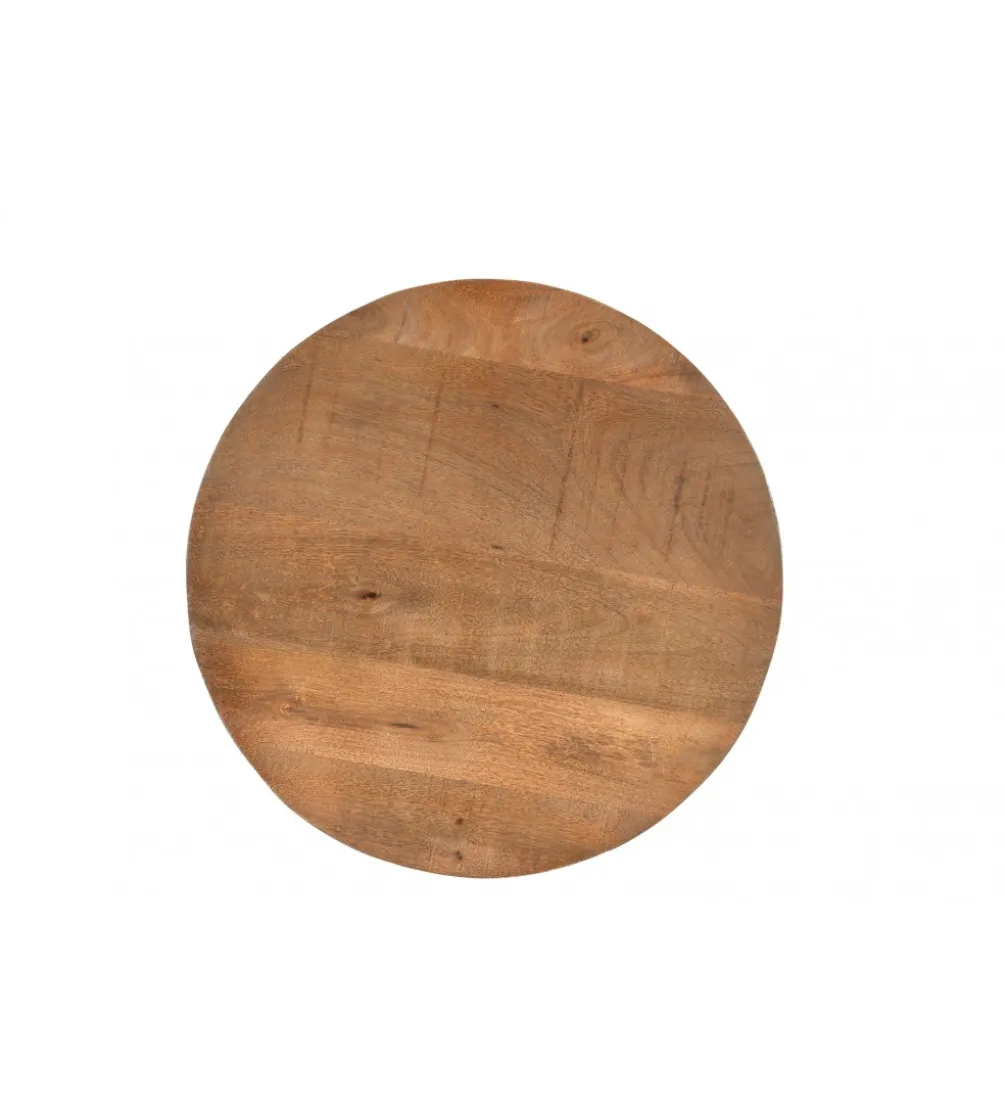 Stolik kawowy SELVETOR 80 cm drewno mango