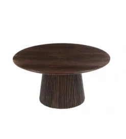 Stolik kawowy SELVETOR 80 cm w kolorze orzecha