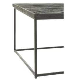 Stolik kawowy Shanil 120 cm drewno czarny