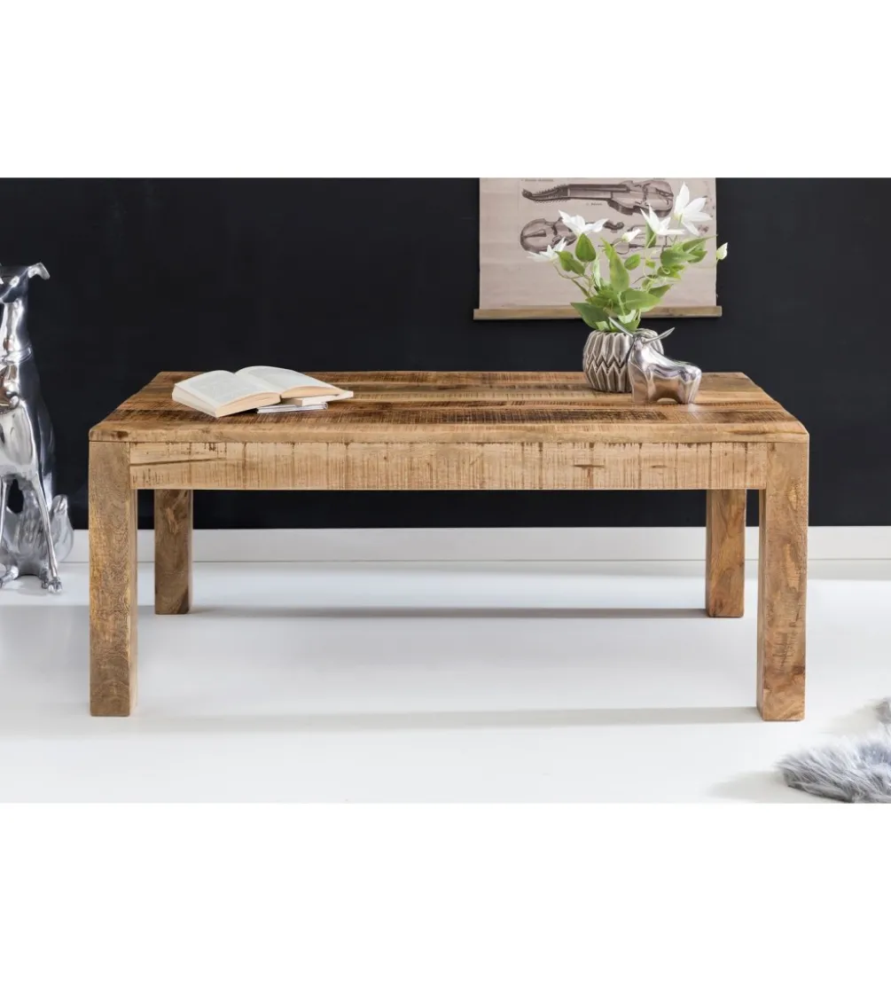 Stolik kawowy TALISA Craft110 cm drewno mango