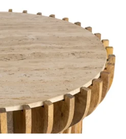 Stolik kawowy TEKALEMA 78 cm drewno mango