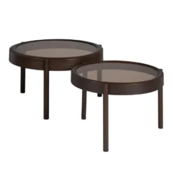 Stolik kawowy TERVO 61 cm ciemno brązowy
