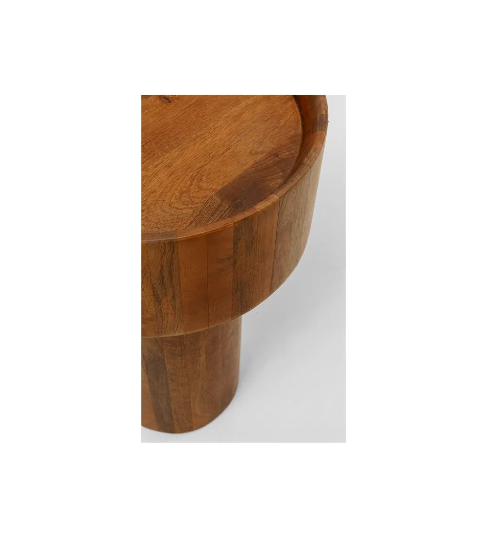 Stolik kawowy TESSA 35 cm drewno mango