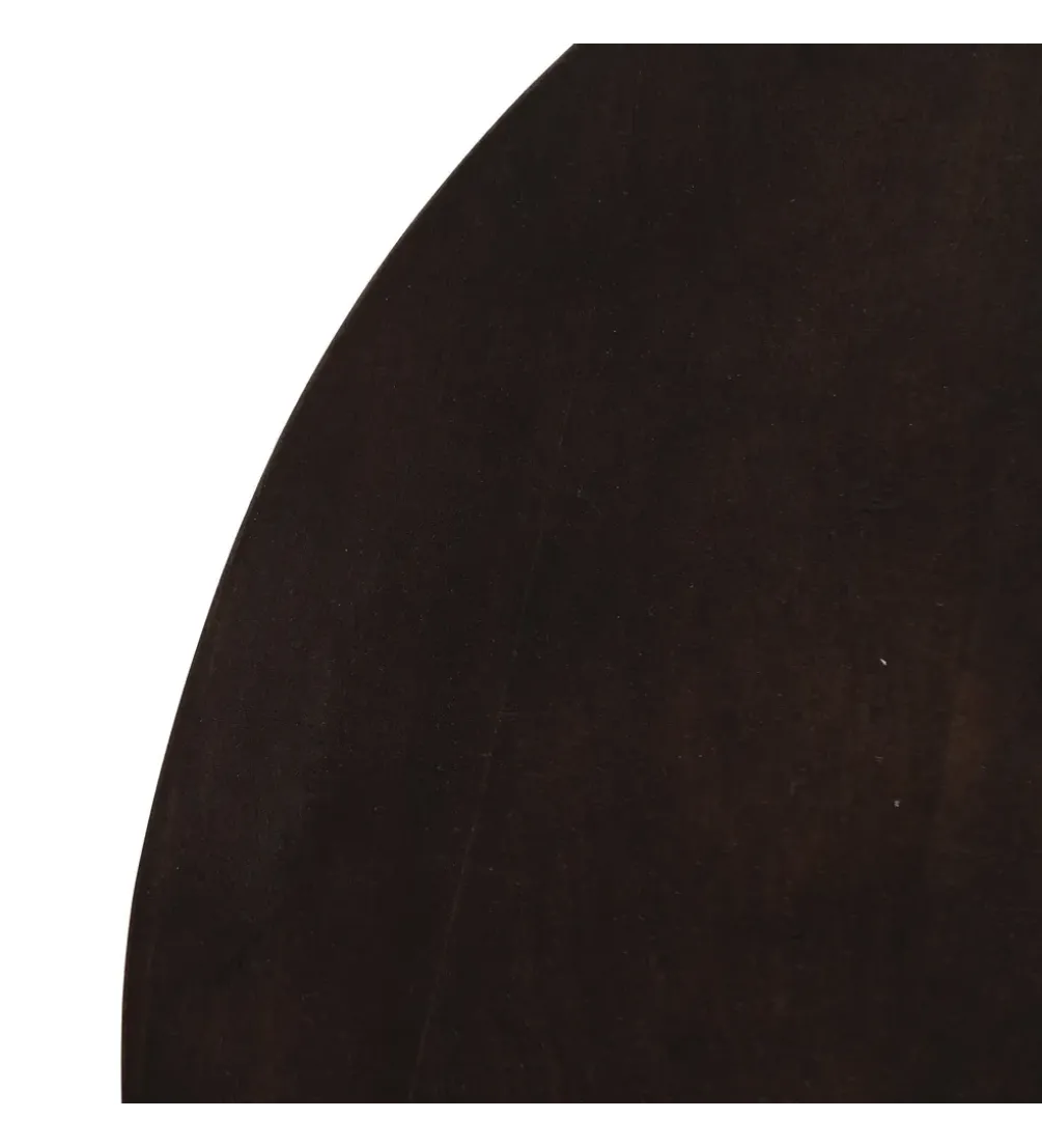 Stolik kawowy TOKAS 75 cm drewno mango Brązowy