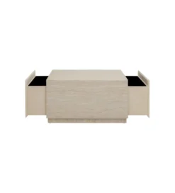 Stolik kawowy TRAVERTINO TRUNK 80 x 60 cm