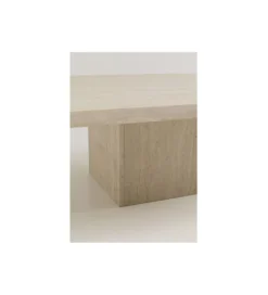 Stolik kawowy TRAVERTINO 100 x 100 cm naturalny