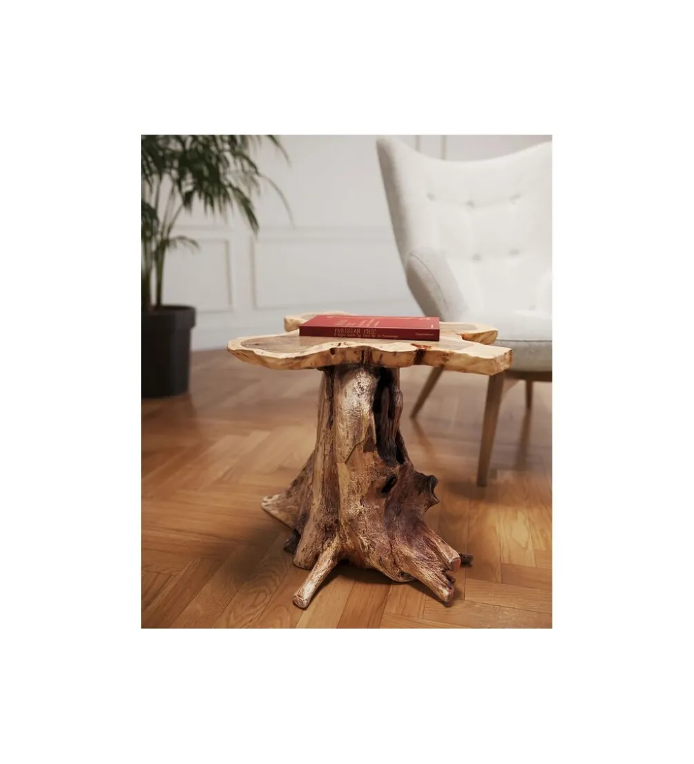 Stolik kawowy Tree 50 cm drewno teak