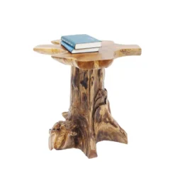 Stolik kawowy Tree 40 cm drewno teak