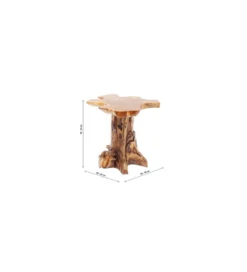 Stolik kawowy Tree 40 cm drewno teak