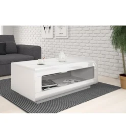 Stolik kawowy TULSA 110 cm biały