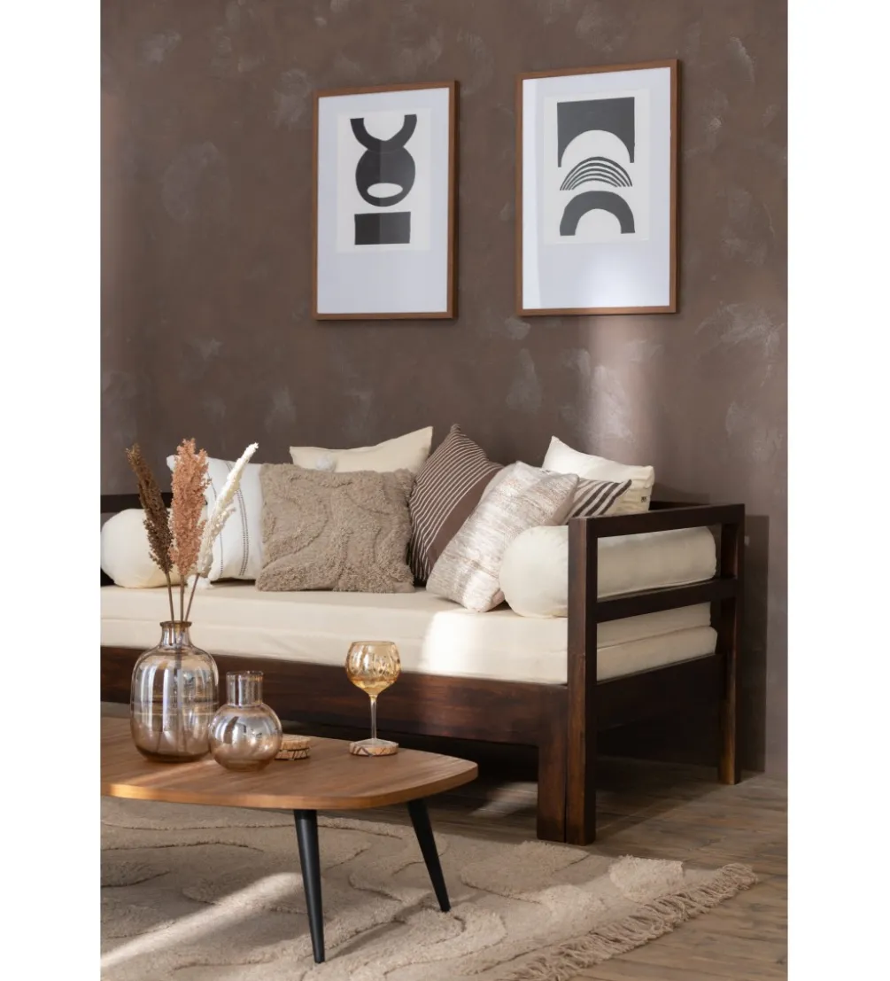 Stolik kawowy UDINE 120 cm drewno teak