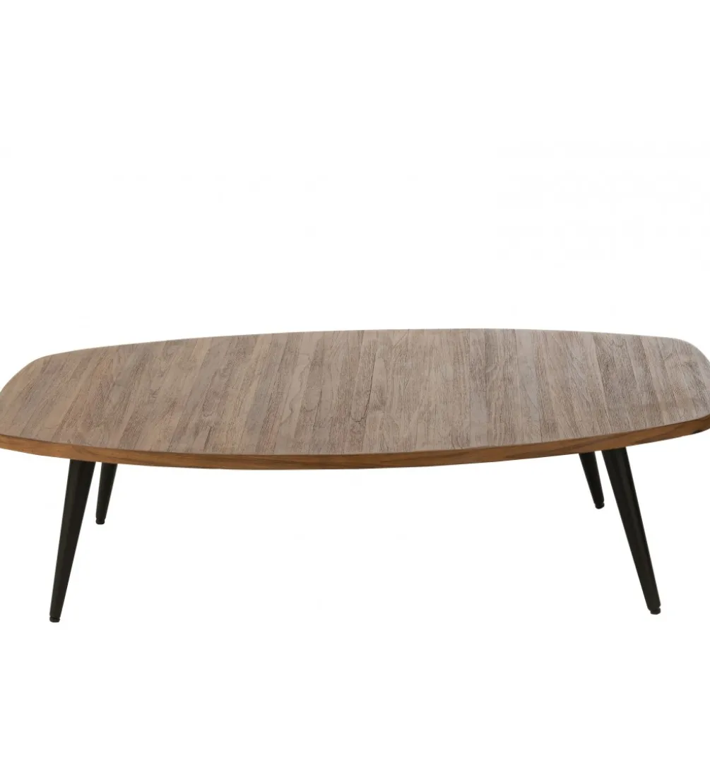 Stolik kawowy UDINE 120 cm drewno teak