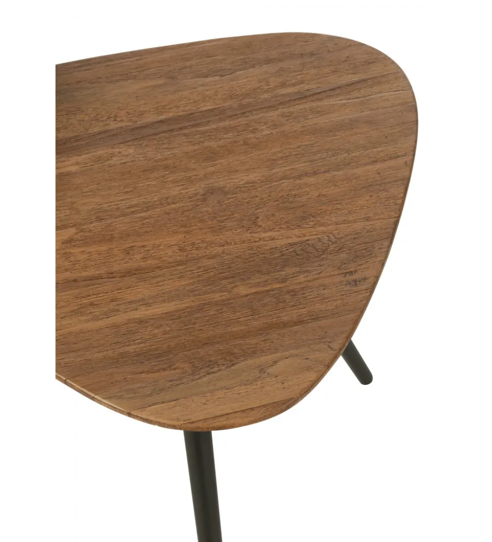 Stolik kawowy UDINE set 2 drewno teak