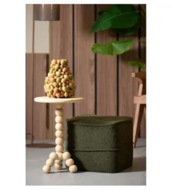 Stolik kawowy VEGLIO 35 cm drewno mango