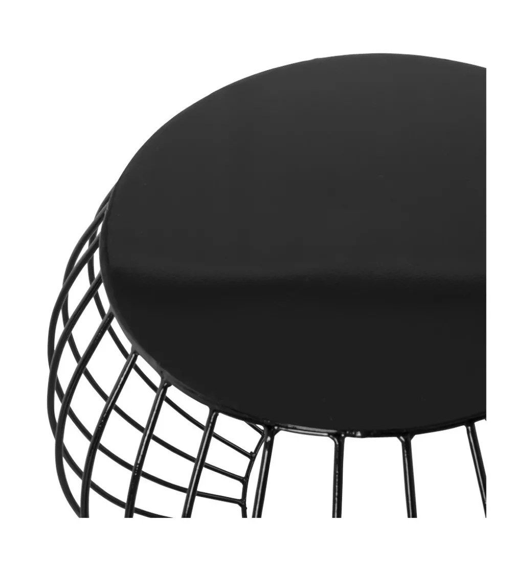Stolik kawowy VENI 60 cm czarny