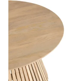 Stolik kawowy VINCENT 90 cm drewno mango