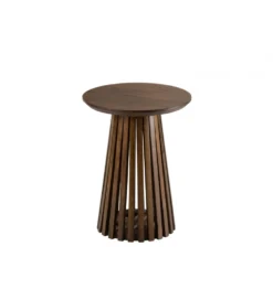 Stolik kawowy VINCENT 40 cm drewno mango brązowy
