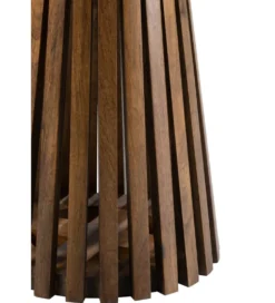 Stolik kawowy VINCENT 40 cm drewno mango brązowy