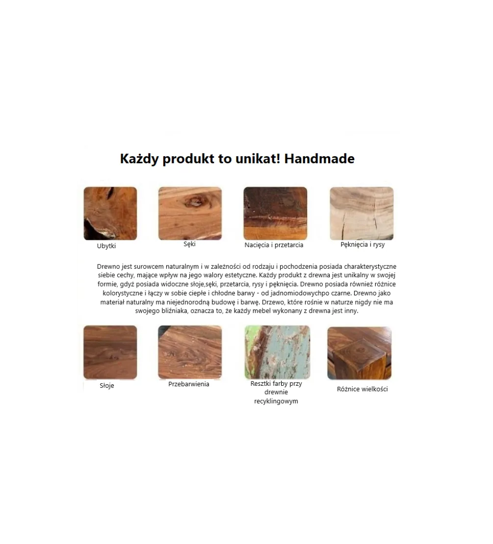 Stolik kawowy Wild Teak