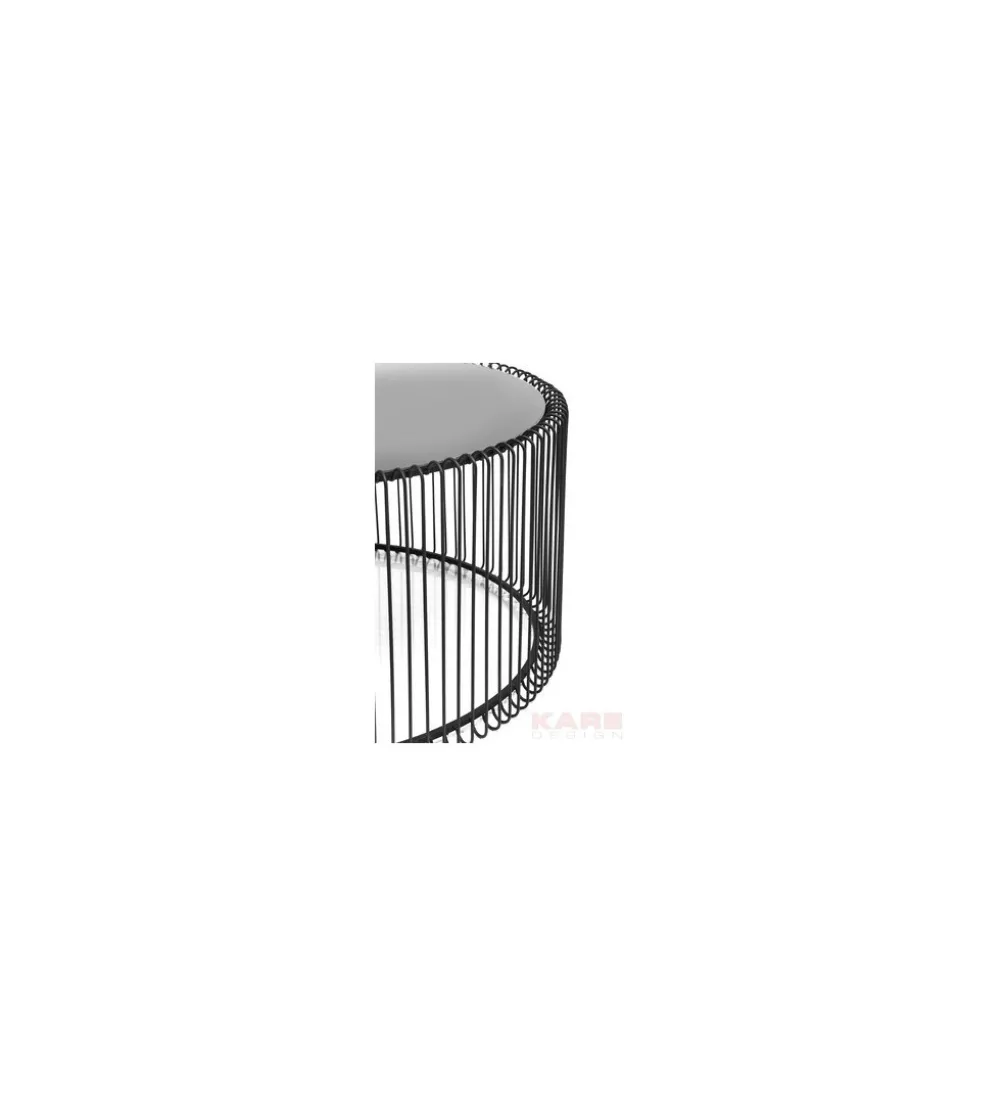 Stolik kawowy Wire SET 2 czarny