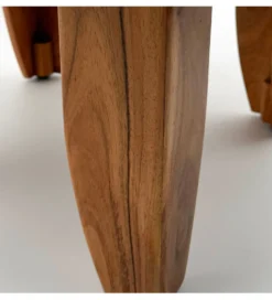 Stolik kawowy WOHNLING 60 cm drewno akacja