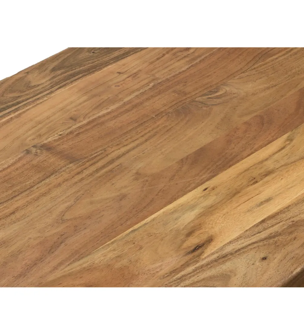 Stolik kawowy WOHNLING 120 cm drewno akacja