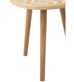 Stolik kawowy ZIGZAK set 3 rattan
