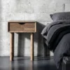 Stolik nocny AMY 55 cm drewno kauczuk
