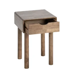 Stolik nocny AMY 55 cm drewno kauczuk