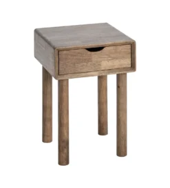 Stolik nocny AMY 55 cm drewno kauczuk