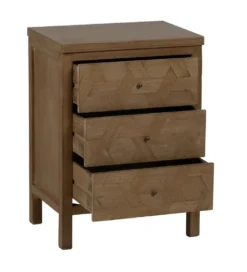 Stolik nocny BRAYAN 66 cm naturalny