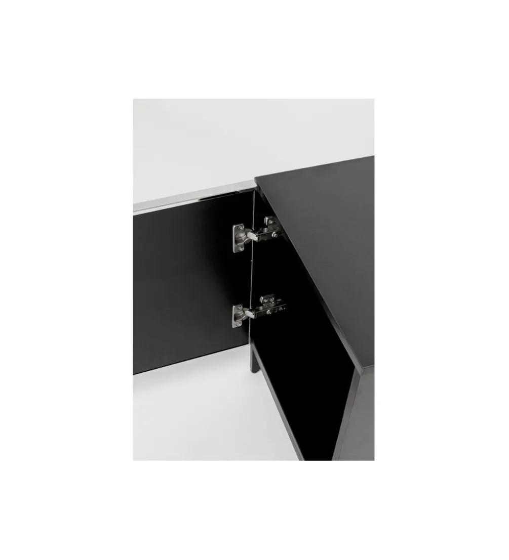 Stolik nocny CARINO 50 cm srebrna