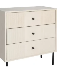 Stolik nocny ENTARADA 61 cm kremowy