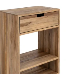 Stolik nocny KURAN 60 cm drewno teak