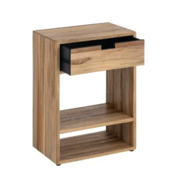 Stolik nocny KURAN 60 cm drewno teak