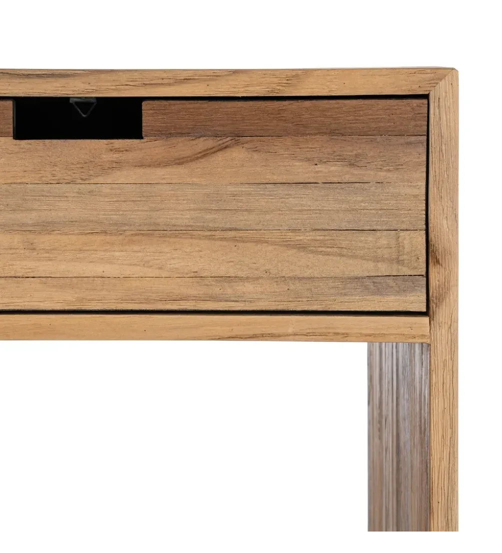 Stolik nocny KURAN 60 cm drewno teak