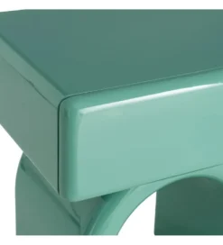 Stolik nocny LACQUER 50 cm zielony