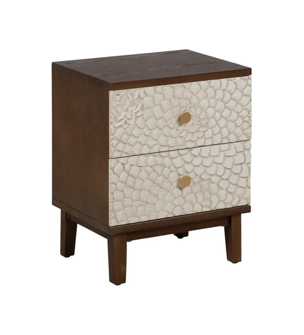 Stolik nocny LAPUNA 60 cm drewno sosny