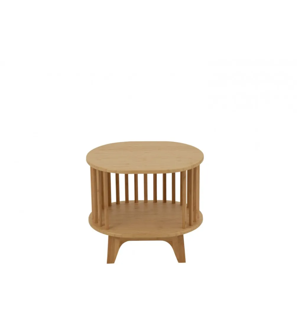 Stolik nocny LIVE 46 cm bambus naturalny