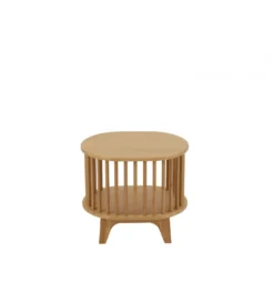 Stolik nocny LIVE 46 cm bambus naturalny