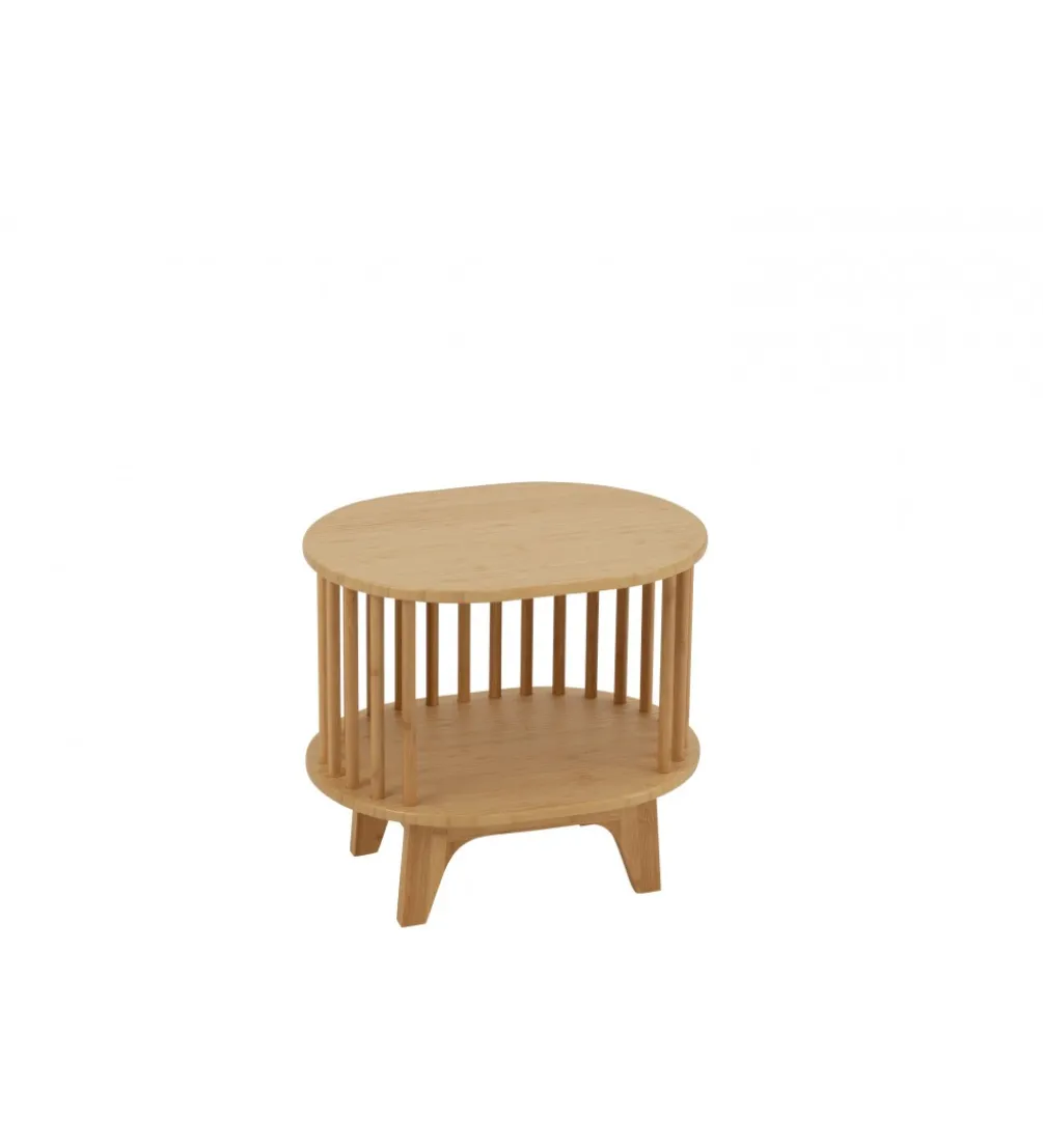 Stolik nocny LIVE 46 cm bambus naturalny