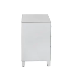 Stolik nocny LUXURY 49 cm transparentna