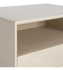 Stolik nocny MESTARONY 50 cm kremowa półka otwarta