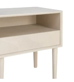 Stolik nocny MESTARONY 50 cm kremowa półka otwarta