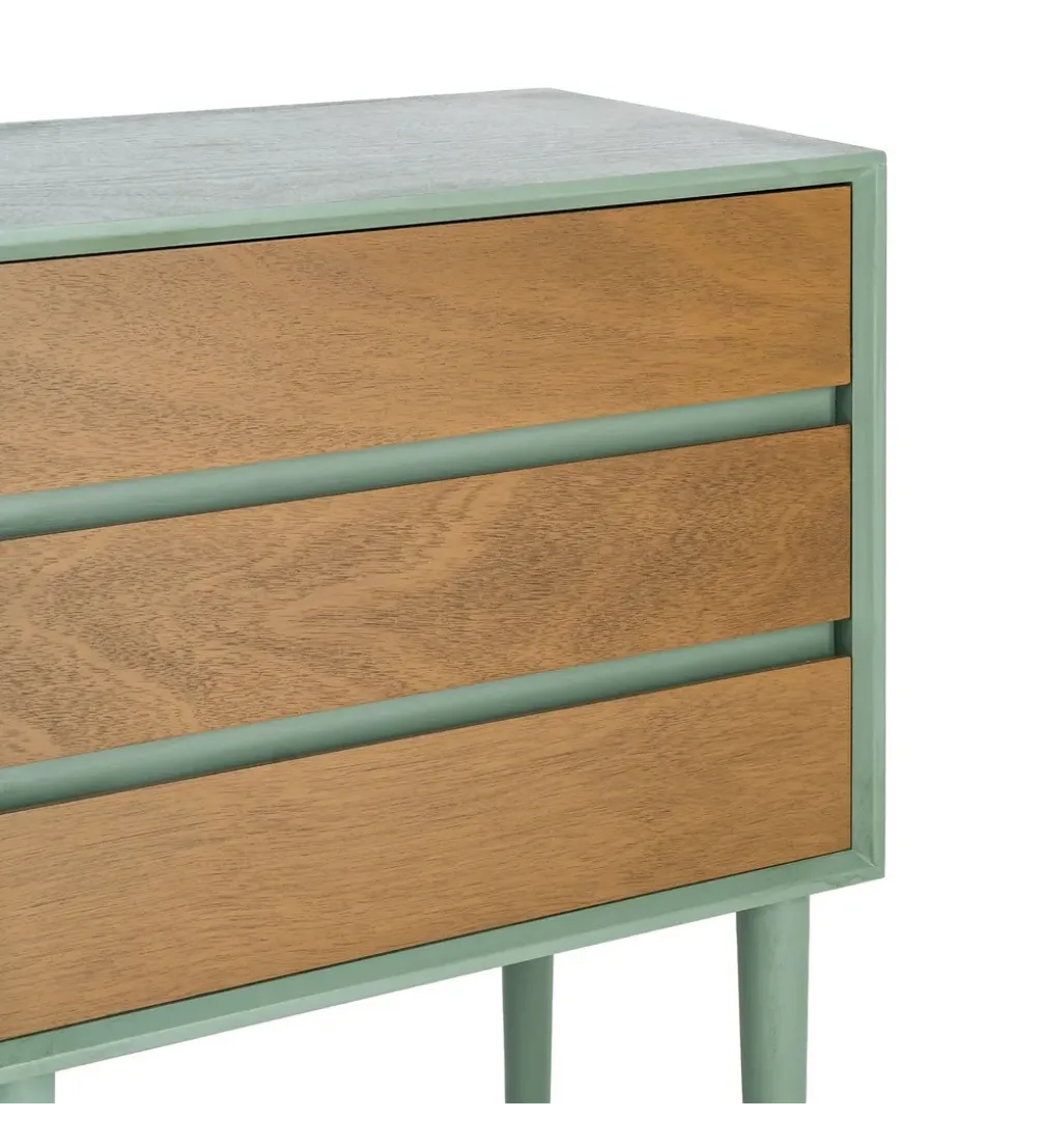 Stolik nocny MESTARONY 62 cm naturalny zielony