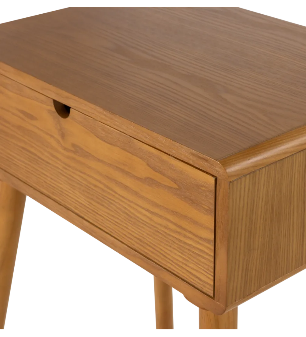 Stolik nocny NELO 54 cm naturalny
